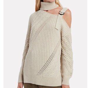 Jonathan Simkhai Turtleneck Oversized Sweater,Small
